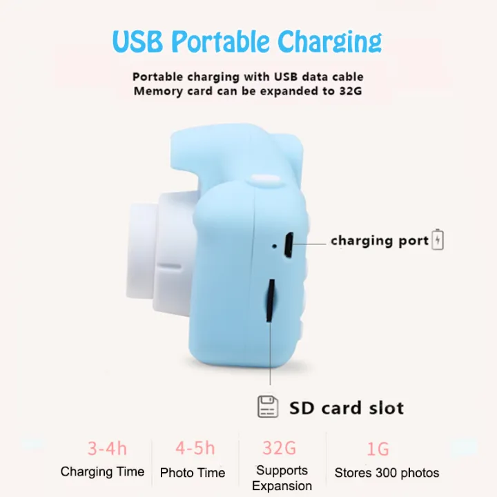 Cutiehaus%20Kids%20Mini%20Digital%20Camera%202%20Inch%20Screen%20USB%20Charging%20800W%20HD%20Selfie%20Camera%20Video%20Toy%20Photography%20Take%20Photos%20Cameras%20Child%20Kamera%20Digital%20Mini%20-%20Image%204