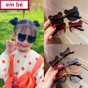 [Được Yêu Thích] Kính đi biển du lịch cho Bé Yêu Kính thời trang không viền đổi màu form mèo Cute bé trai bé gái mã T7713