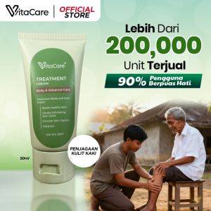 Vitacare Set Trial (Mini Starter Kit) – Krim Luka Kencing Manis Ulser & Luka Bernanah Diabetic Foot Wound Healing