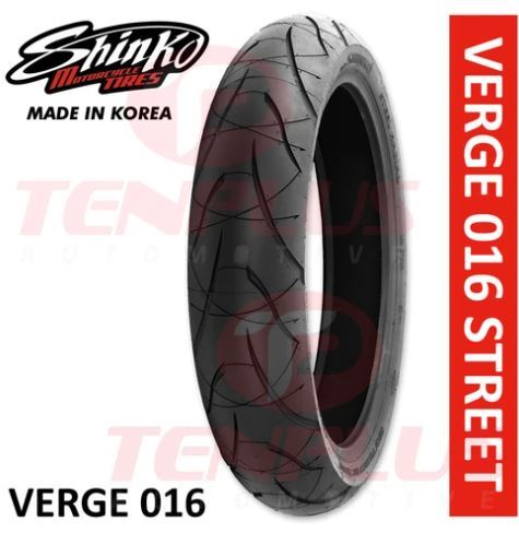 Shinko Motorcycle Tires Verge 016 Street 110/70-17 TL