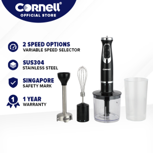 Cornell 9 Speed Immersion Hand Blender Set CHBS601BK