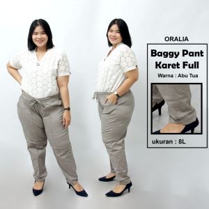 Celana Jumbo Karet Full & Bigsize Baggy Pants: Pilihan Terbaik untuk Wanita