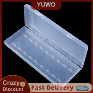 YUWO 10 x18650 battery storage case box organizer holder white for 18650 batteries