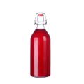 Chai thủy tinh Giara tròn bầu nắp gài 500ml 1000ml. 