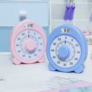 MIRELINA 60 phút Bộ đếm thời gian trực quan. 99 phút Màn hình kép Bộ hẹn giờ 60 phút. Di động Đồng hồ cơ Đồng hồ hẹn giờ có hiển thị trực quan. Về quản lý thời gian.