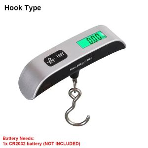 DOOUR 1Pcs Portable Weight Scale Handheld Lightweight Luggage Scale 110lb 50kg Hanging Baggage Scale for Travel Suitcase Shopping Vegetables Fishing