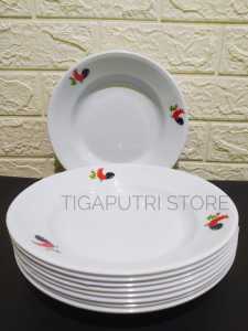 FLASH SALE 6 PCS PIRING PLASTIK / PIRING MAKAN AYAM JAGO TERMURAH
