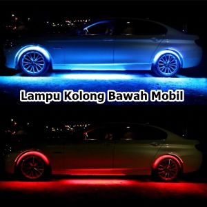 BISA COD Lampu Kolong Bawah Mobil LED Strip warna RGB Variasi modifikasi Otomotif Aksesoris Eksterior Mobil Kontrol Remote dan sensor musik