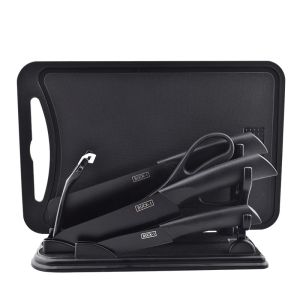 7Pcs/Set Anti-rust Full Set Of Stainless Steel Kitchen Knife Tools Retro Stainless Steel Cutting And Cutting Tool Set Gift Box Supplies