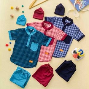 [ceriakid] Koko Kurta Kotak Anak Katun 0-9 tahun