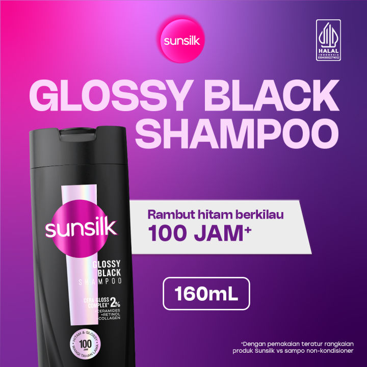 Sunsilk Conditioner Glossy Black 160ml | Lazada Indonesia