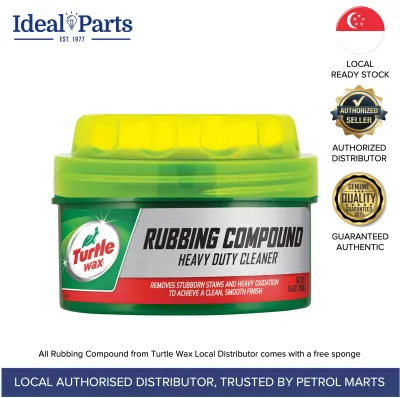 Turtle Wax Rubbing Compound RED / WITH SPONGE INCLUDED T230 10.5oz