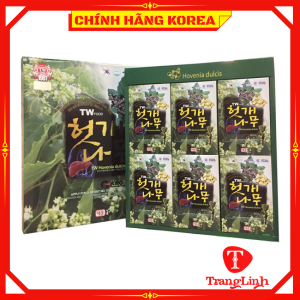 Bổ gan hàn quốc Hovenia Taewoong Tem chính hãng hộp 30 gói - Tăng đề kháng Giải độc gan Thanh lọc cơ thể tranglinh