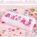 100PCS DIY Sanrio Cinnamon Kuromi Cute Stickers Transparent Cartoon Sticker Gift Box DIY Stationery Pencil Case Stickers. 