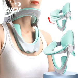 DIDI Adjustable Cervical Traction Device Posture Corrector Cervical Collar Neck Braces Support Stretcher Spine Protector Pain Relief