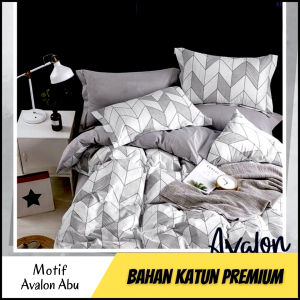Mutiara Bedcover Set Bahan Katun Cvc Lokal Premium Motif Putih Garis Sprei Badcover Polos 180x200 160x200 120x200 200x200 My Love Bonita Kintakun Lady Rose
