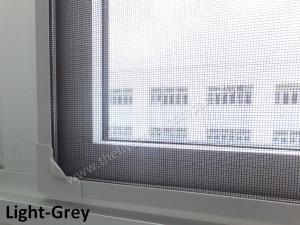 Magnetic Flyscreen DIY Kit 150cm x 100cm (Part No. T5) Black Mesh Frame colour: White / Black / Grey / Light-Grey / Dark-Brown Premium Insect Screen Effective Mosquito Net / Pest Screen