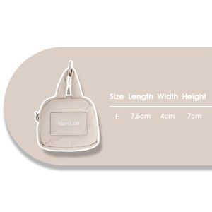 HIDREAM Poop Bag Dispenser Wide Mouth Large Capacity Front Zipper Pull Metal Hook Waterproof Nylon Pouch