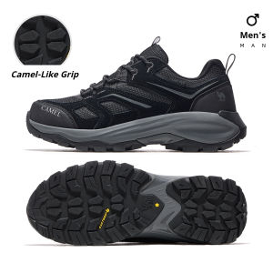 CAMEL CROWN Outdoor Hiking Sneakers for Men & Women | Breathable Thick-Soled Trail Running Shoes | Fashion Sport Casual Trainers | Non-Slip Durable Comfortable Walking Shoes