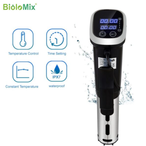 Máy nấu chậm Sous vide BioloMix SV-8008 thế hệ thứ 2 công suất 1200W bộ gia nhiệt PTC và động cơ không chổi than DC - Hàng chính hãng bảo hành 12 tháng