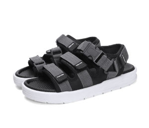 Dép Sandal (Xăng Đan) Nam Học Sinh Phong Cách Hàn Quốc Cực Hot 2021 - Dép sandal cao cấp đi êm chân trống trơn trượt tốt siêu bền
