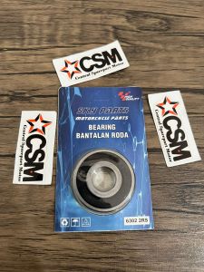 [SIAP KIRIM] BEARING 6302 2RS LAKER LAHAR RODA BELAKANG MOTOR CB GL 100 SKY PARTS