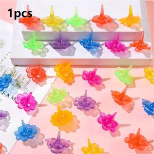 WEIHUIMEI ของเล่น gyro พลาสติกโปร่งใสที่มีสีสันรางวัลเล็ก