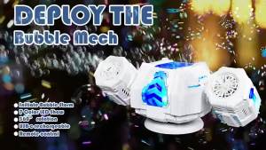 [SG Seller]Automatic Bubble Maker with Remote Control 360 Degree Rotating 120° Adjustable Head Outdoor Birthday Party