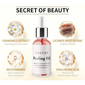 Velvet Peeling Oil  30ml  l Deep Cleaning Pores Improve Skin Problems