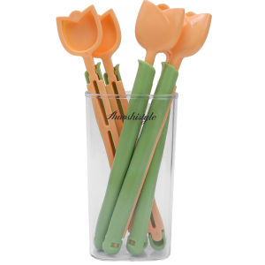 5pcs Tulip Shape Bag Clips Portable Food Storage Sealer for Snack Bread Potato Chips Sealing Clip Reusable Kitchen Accessories