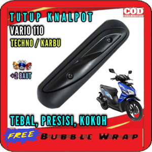 Cover Tutup Tameng Pelindung Knalpot Vario 110 Karbu / Cover Kenalpot Vario 110 Old Lama CW
