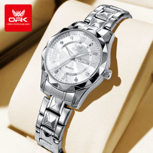 OPK Watch For Women Waterproof Original Korean Style Luxury Elegance Quartz Stainless Luminous Calendar Women Casual Watches