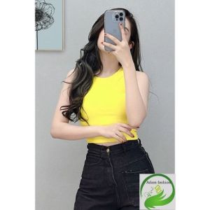 Áo croptop nữ thun ba lỗ không tay kiểu ôm body - Shop bán áo ba lỗ croptop đẹp Adam_fashion