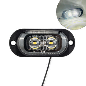 [Faster YG] 12V 24V Truck LED Side Marker Light Car Trailer DOT E8 Mark Reflector Van Clearance Lamp For Lorry RV Bus Boat