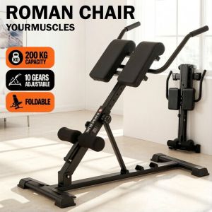 Folding Roman Chair Indoor Romans Stool Home Waist Muscle Abdominal Training Chair Fitness Chair