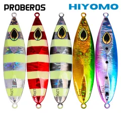 PRO BEROS Metal Slow Fishing Jigs Luminous Slow Jigging Lure 7-80g