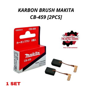 1 SET [2PCS] Carbon Brush CB459 Makita / Arang CB 459 Makita