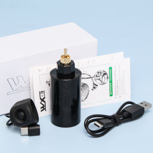 WX-3พลัสชุดห่วงแหล่งแห้งรอยสักไร้สายแบบพกพา RCA อินเตอร์เฟซที่เพาเวอร์ซัพพลายเครื่องจักรปากกา SMP ควบคุมง่าย