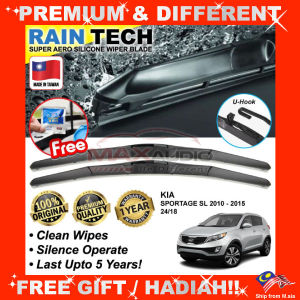 Taiwan Silicone Wiper KIA SPORTAGE SL 2010-2015 (24/18) RAIN-TECH RAZOR HYBRID Aerodynamic Car Wiper