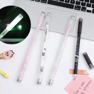 Glowing Creative Rotating LED Pen Students Fashion Spinning Pen Ballpoint with Battery Kids Spinner Gift