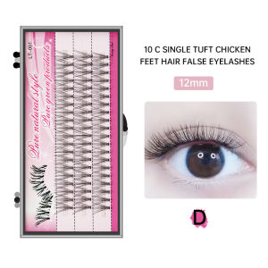 IVY 60 Clusters/box Cluster 9 10 11 12 14mm eyelashes thick Individual False Eyelash extension Eyelashes False Eye Lashes