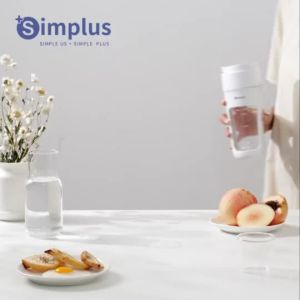 Simplus Juicer Wireless Portable Direct Drink Cup丨340mL Capacity丨Multifunctional Blender丨Type-C丨10-Blades ZZJH008