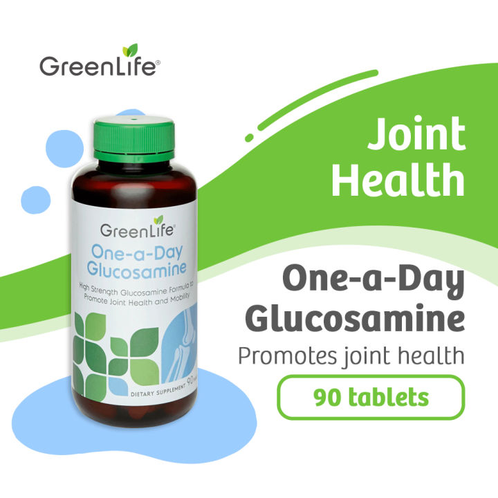 GreenLife OneaDay High Strength Glucosamine 90 Tablets Promote