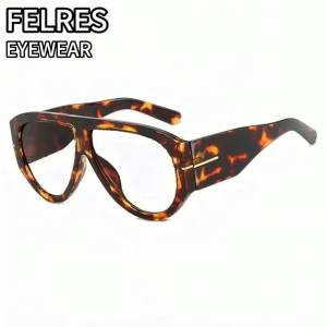 Fashion Oversized Pilot Reading Glasses For Men Women Anti Blue Light Glasses Rivets Presbyopia Eyeglasses Optical Magnifier