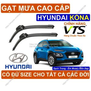 Gạt Mưa Kính Lái Cao Cấp Hyundai KONA Cặp G.ạt Mưa Kính Lái Hyundai KONA Có Đ.ủ Size Cho Các Đời Xe Hyundai KONA