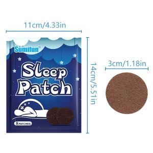 【COD】Sleep Patch To Help Sleep Patch Soothing Headache Fatigue Patch To Quickly Fall Asleep To Improve Sleep Artifact Good Night To Alleviate Sleep Deficiency Night Terrors And Dreams Suitable For Middle-Aged And Elderly People With Large Pressure Workers