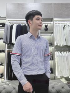 Áo sơ mi nam boy phố tay ngắn vải cotton thoáng mát trẻ trung sang trọng mẫu-ATC77SHOP