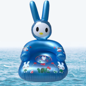 Duck Sofa Baby Inflatable Learning Seat Infant Chair Portable Baby Bath Sofa Chair for Kids Cushion Soft Seat PVC Baby Feeding Chair