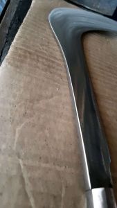 CALOK ARIT RUMPUT PADI PAKSI BAJA PER | GAGANG KAYU HITAM