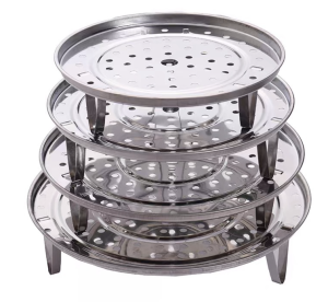 Rế hấp inox 304 chân tháo rời được dùng hấp bánh bao hấp rau củ hấp há cảo
